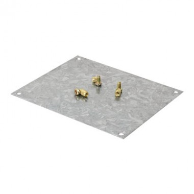 Фотография товара 'DKC 653011 Монтажная пластина из оцинкованной стали 122х82 мм, для коробок 128х103 мм'