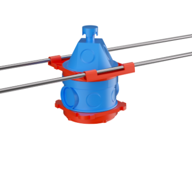 Фотография товара 'DKC 59391U Универсальная потолочная коробка для заливки в бетон, 90х71x114мм'