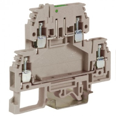 Фотография товара 'DKC ZDS400GR DSS4/GR, зажим с 2 уровнями, верхний разъединяемый 4 кв.мм'