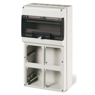 Фотография товара 'DKC DIS6725416 Корпус на 16 модулей и 4 поста с основанием 136х125 мм.'