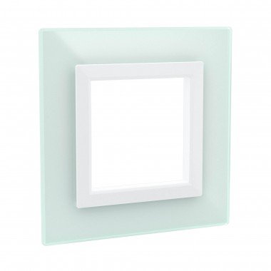 Фотография товара 'DKC 4406822 Рамка из натурального стекла, "Avanti", 1 пост (2 мод.)'