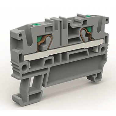 Фотография товара 'DKC ZEFC400BL Проходная клемма 2 точки подключения на 4 кв.мм'