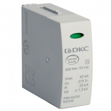 Фотография товара 'DKC NX2000 Сменный модуль к УЗИП, класс II, L-N'