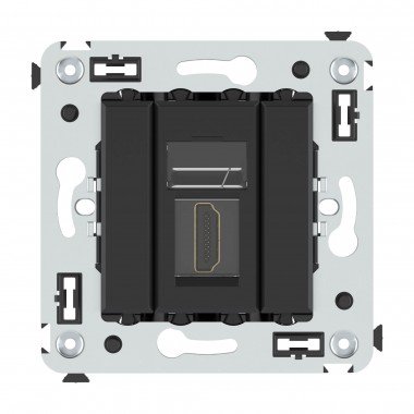 Фотография товара 'DKC 4412253 HDMI розетка одинарная в стену, тип А-А'
