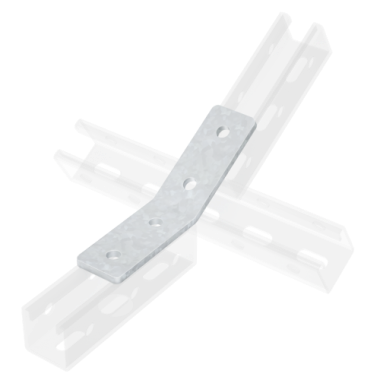 Фотография товара 'DKC IBMC1024C Уголок крепежный двойной 45?, нержавеющая сталь AISI 304'
