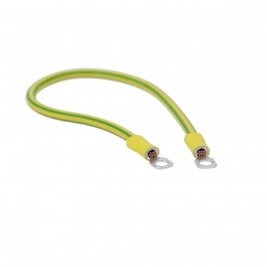 Фотография товара 'DKC SC6L500K Перемычка медная сеч. 6 мм2, с наконечниками под винт М6'