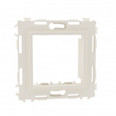 Фотография товара 'DKC 75023W Каркас на 2 модуля (одноместный) без лапок RAL9010'