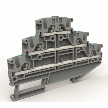 Фотография товара 'DKC ZEFT200BL Трехуровневая клемма на 2,5 кв.мм'