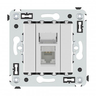Фотография товара 'DKC 4400293 Компьютерная розетка RJ-45 в стену, кат.6 одинарная'