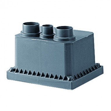 Фотография товара 'DKC 025001 Смотровой переходной колодец с крышкой для двустенных труб, 225х175х145мм'