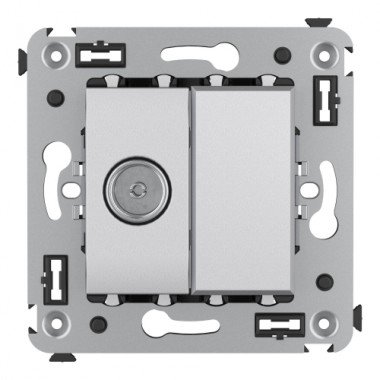 Фотография товара 'DKC 4404513 Розетка TV проходная в стену'