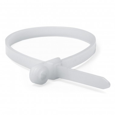 Фотография товара 'DKC 252300-H Хомут P6.6 с монтажным отверстием, белый, 7,8x300'