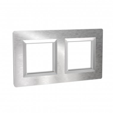 Фотография товара 'DKC 4404834 Рамка из алюминия, "Avanti" 2 поста (4 мод.)'