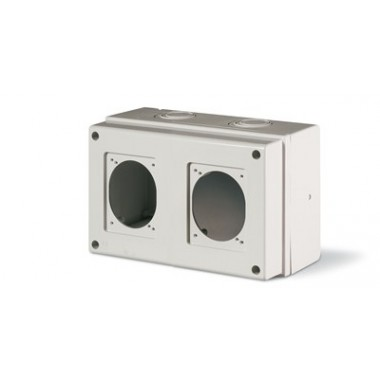 Фотография товара 'DKC DIS6721301 Корпус на 2 поста с основанием 70х87 мм'