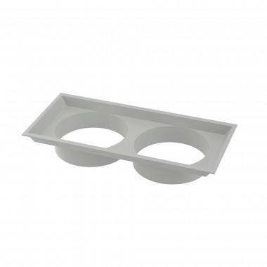 Фотография товара 'DKC R5KLMCNV04 Адаптер воздуховода для кондиционера 1000-2000 Вт, RAL7035'