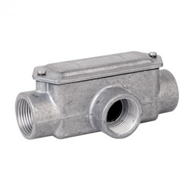 Фотография товара 'DKC 6330-50 Коробка ответвительная алюминиевая, 3 ввода, М50х1,5 ,IP55, 171х78х71мм'