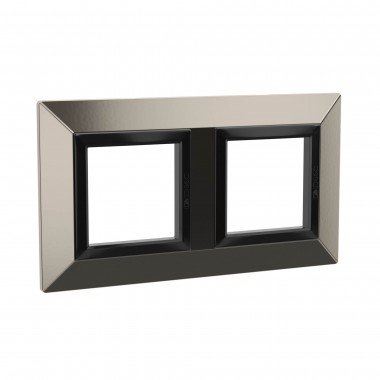 Фотография товара 'DKC 4409854 Рамка из металла, "Avanti", 2 поста (4 мод.)'