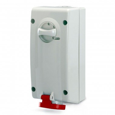 Фотография товара 'DKC DIS5601686 Розетка настенная с механической блокировкой IP44 16А 3P+E 400В'