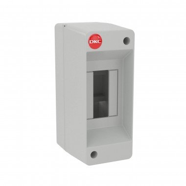 Фотография товара 'DKC 82002 Щиток настенный, ral 7035, без крышки, 2мод.'