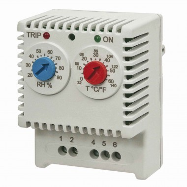 Фотография товара 'DKC R5ETUH22 Гигротерм электронный, 230 В, регулировка температуры 0…+60°C'