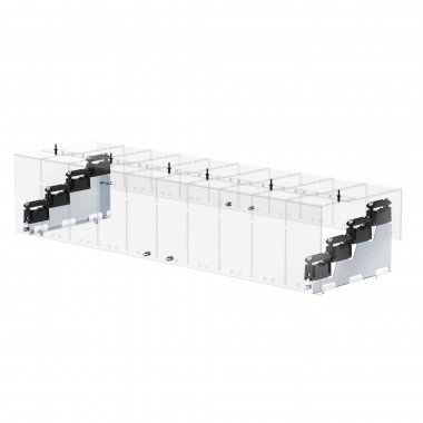 Фотография товара 'DKC R5BBLPH4P Комплект зашитного кожуха ступенчатой шинной системы 4P'