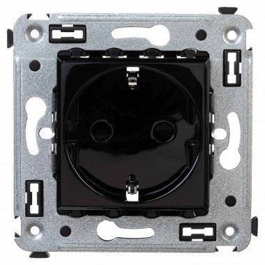 Фотография товара 'DKC 4402003 Розетка в стену, 2P+E, с з/ш, "Avanti"'