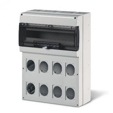 Фотография товара 'DKC DIS6725822 Корпус на 24 модуля и 8 постов с основанием 70х87 мм'