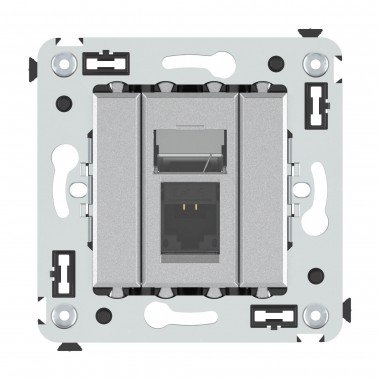 Фотография товара 'DKC 4404293 Компьютерная розетка RJ-45 в стену, кат.6 одинарная'