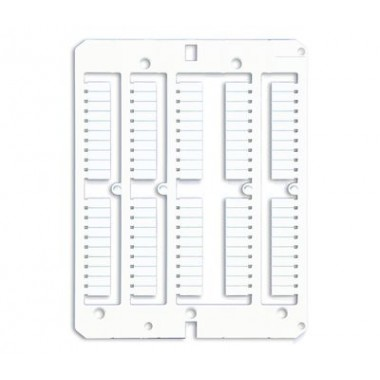 Фотография товара 'DKC NUTB1040 Маркировка для клемм ДКС, жесткая, 4х10мм. Период 4мм'