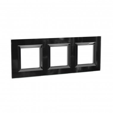 Фотография товара 'DKC 4402826 Рамка из натурального стекла, "Avanti" 3 поста (6 мод.)'