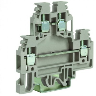 Фотография товара 'DKC ZDS123GR DAS.4/LI/GR, двухуровневый зажим с интегрированным эл.компонентами'