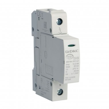 Фотография товара 'DKC NX1211 УЗИП, класс I+II, 1-полюсный, L-N, 12,5кA'