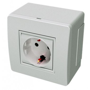 Фотография товара 'DKC 10482B Коробка в сборе с силовой розеткой'