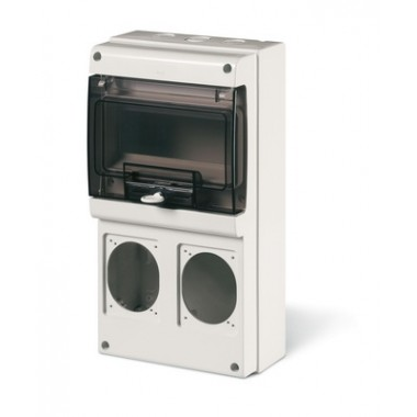 Фотография товара 'DKC DIS6722300 Корпус на 8 модулей и 2 поста с основанием 70х87 мм'