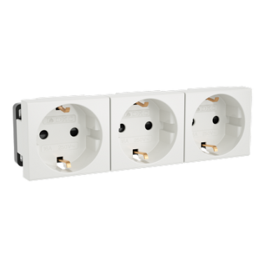 Фотография товара 'DKC 45003 Тройная розетка Viva'