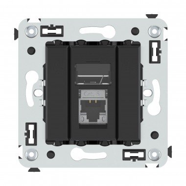 Фотография товара 'DKC 4412293 Компьютерная розетка RJ-45 в стену, кат.6 одинарная'