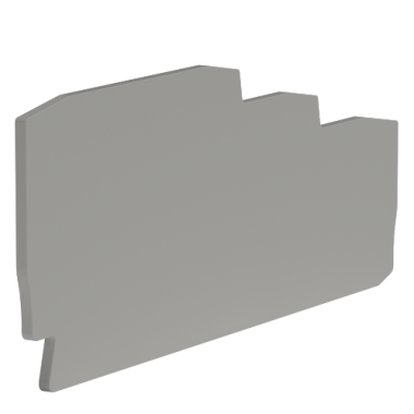 Фотография товара 'DKC ZEFT251GR Крышка для трехуровневой клеммы на 2,5 кв.мм'