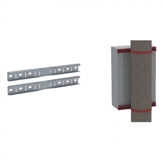 Фотография товара 'DKC R5FB400 Комплект крепления шкафов CE/RAM box к столбу'