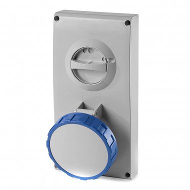 Фотография товара 'DKC DIS4056383 Розетка с механической блокировкой 63А, 2P+E'