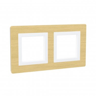 Фотография товара 'DKC 4400844 Рамка из натурального дерева, "Avanti" 2 поста (4 мод.)'
