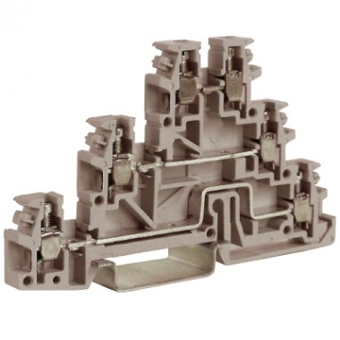 Фотография товара 'DKC ZTL200GR TLD.2GR, 3 уровневый проходной зажим 2,5 кв.мм'