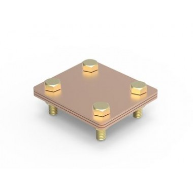 Фотография товара 'DKC NG3105CU Соединитель полоса - полоса, 80х70 мм, медь'