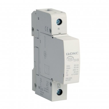 Фотография товара 'DKC NX1213 УЗИП, класс I+II, 1-полюсный, N-PE, 50кА'