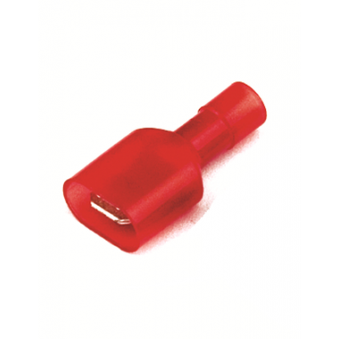 Фотография товара 'DKC 2A22TP Наконечник плоский полностью изолир. (вилка) 0,25-1,5 кв.мм 6,3х0,8 мм (РППИ-П)'