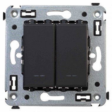 Фотография товара 'DKC 4412114 Переключатель двухклавишный в стену, "Avanti"'