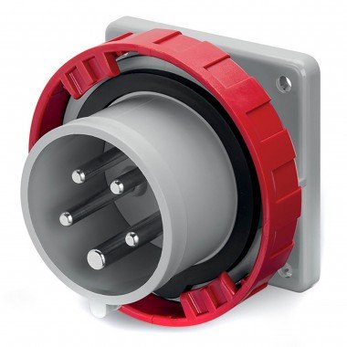 Фотография товара 'DKC DIS2483297 Вилка панельная прямая IP67 32А 3P+E+N 400В'