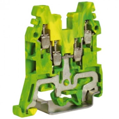 Фотография товара 'DKC ZCE110 CBE.2, зажим для заземления  2,5 кв.мм 2 ввод/2вывода'