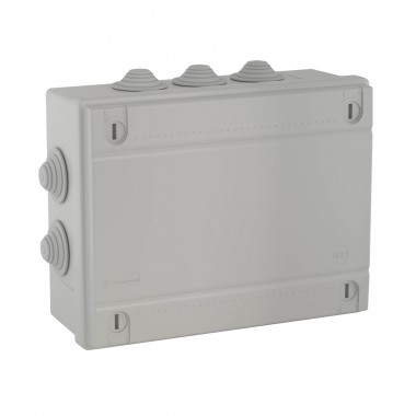 Фотография товара 'DKC 54201 Коробка ответвит. с кабельными вводами 2х40мм + 6х32мм, IP55, 240х190х90мм'
