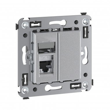 Фотография товара 'DKC 4404393 Компьютерная розетка RJ-45 в стену, кат.6'