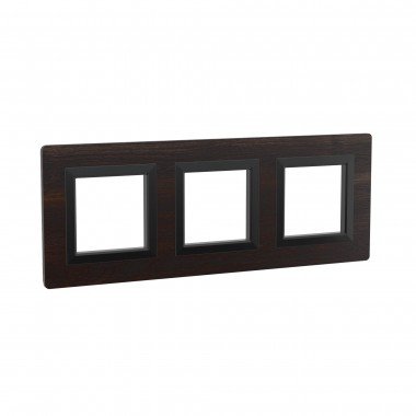 Фотография товара 'DKC 4402846 Рамка из натурального дерева, "Avanti", 3 поста (6 мод.)'